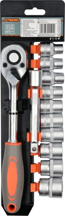Set tubulare si antrenor 12 piese 1/2 STHOR