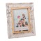 Rama foto decorativa, vertical sau orizontal, Lemn-Sticla, Alb, 28x22 cm