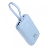 Baterie Externa Wireless Veger, 10000mAh, 35W, QC + PD, 1 x Lightning - 1 x USB-A - 1 x USB-C, Albastra