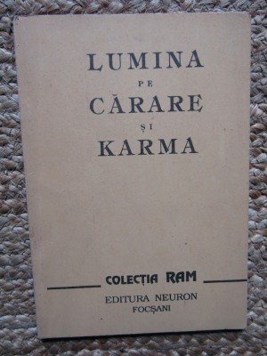 MABEL COLLINS - Lumina pe carare si karma foto