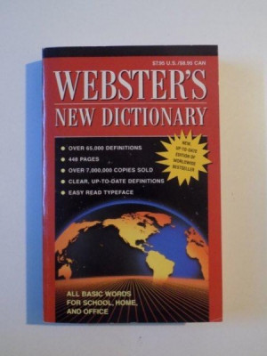 WEBSTER&amp;#039;S NEW DICTIONARY , 1994 foto