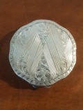 CUTIUTA DIN ARGINT PENTRU PASTILE-PILULE-ARGINT 900-ATELIER EUROPEAN ANII 30