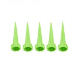Set 5 Picuratori Verde pentru Irigare Prelungita, Continua, Con, Plastic, 135mm, Sistem Irigatie Gradina