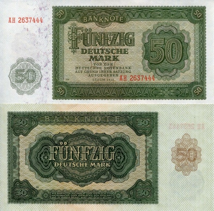 !!! F. RARR : R.D.G. - 50 MARCI 1948 - P 14 b - UNC