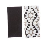 Prosop bucatarie SSE-OTC-10153, bumbac, alb + maro, 40 x 60 cm, set 2 bucati