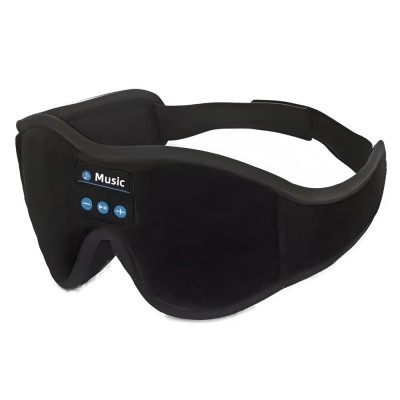 Masca de Somn APF&amp;reg; cu Casti Bluetooth 3D incorporate, Difuzor HD, Material Premium, Spuma cu memorie foto