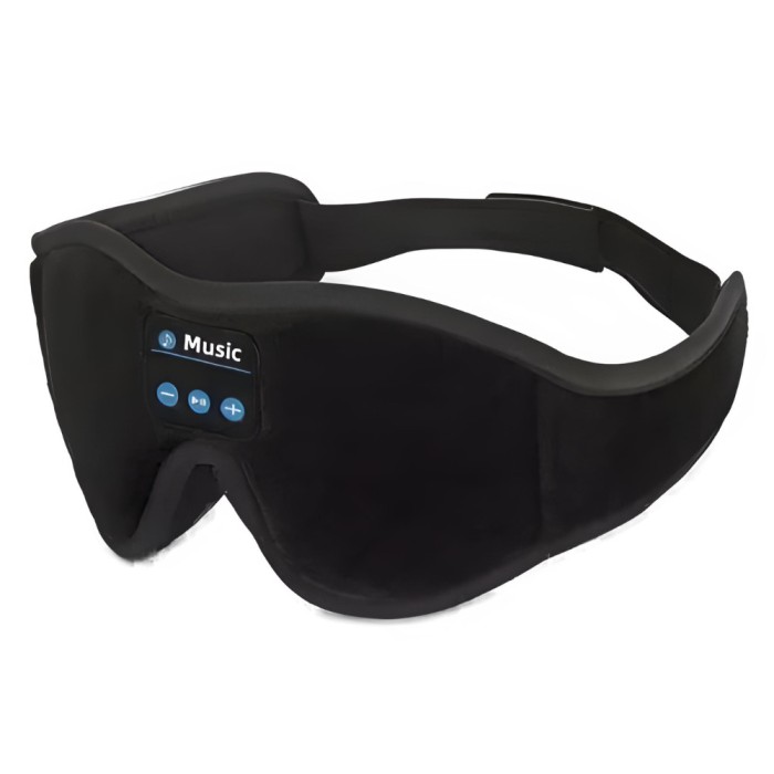 Masca de Somn APF&reg; cu Casti Bluetooth 3D incorporate, Difuzor HD, Material Premium, Spuma cu memorie