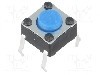 Microintrerupator 6x6mm, OFF-(ON), SPST-NO, C&amp;K - PTS645SM43-2 LFS