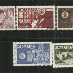 ROMANIA 1945 - ASOCIATIA GENERALA A INGINERILOR DIN ROMANIA, MNH - LP 181