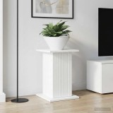 vidaXL Suport pentru plante 2 pcs Alb foarte lucios 30,5 x 30 x 43 cm 899807