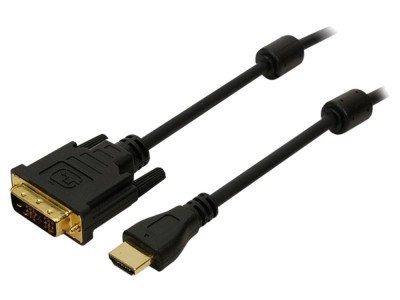 Cablu HDMI-DVI 2m Negru foto
