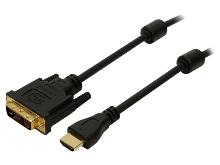 Cablu HDMI-DVI 2m Negru