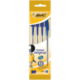 Bic Pix Cristal Varf Mediu Pasta Albastru 4 Buc 36000839