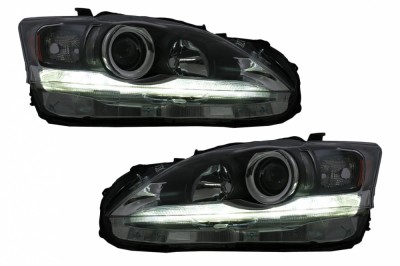 Faruri Halogen Lexus CT ZWA10 (2010-2016) Negru Performance AutoTuning foto
