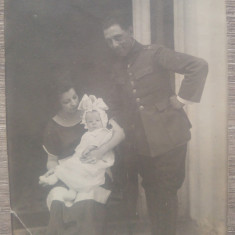 Militar roman cu familia// fotografie 1923