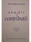 Marian Popa - Studii si contributii (semnata) (Editia: 2003)