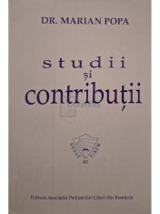 Marian Popa - Studii si contributii (semnata) (Editia: 2003) foto