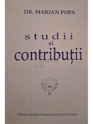 Marian Popa - Studii si contributii (semnata) (Editia: 2003) foto