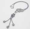 Superb colier vintage manufacturat din argint model deosebit