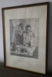 Litografie originala Pablo Picasso SPADEM Paris 1962