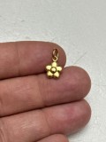 PANDANTIV AUR 18K - Floare mica - Floricica - Made in Italy !