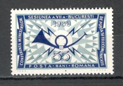 Romania.1969 Conferinta de Posta si Telecomunicatii YR.420 foto