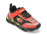 Pantofi sport SKECHERS rosii, THERMO-FLASH - WHEEL, din material textil