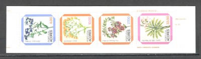 Portugalia-Azore.1982 Flori carnet SP.76 foto