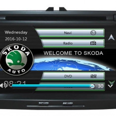 Navigatie Gps Skoda Octavia 2 ( 2009-2013 ) , Windows 6.0 , Dvd Player , Usb , Bluetooth , Card 8GB Europa full