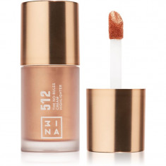 3INA The No-Rules Cream machiaj multifuncțional pentru ochi, buze și față culoare Highlighter 512 - Soft, pearly gold 8 ml