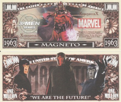 F. RARR : SUA = FANT. NOTE = MAGNETO - 2012 - UNC/ SERIA X-MEN , MARVEL COMICS foto