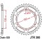 Pinion spate 47 dinti pas lant 525 - Honda XL 600-650-700 Transalp (87-11) - Yamaha FZ8 800 - TDM 900