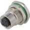 Conector M12 mamă IP67, 3 pini