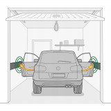 Rola covor adeziv protectie coliziune pentru garaje sau parcari, AVEX