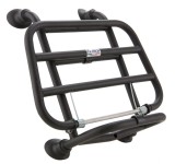 Portbagaj negru mat fata Vespa Primavera - Primavera Touring - Sprint - Sprint Sport (13-19) 50-125-150cc - culoare: negru mat