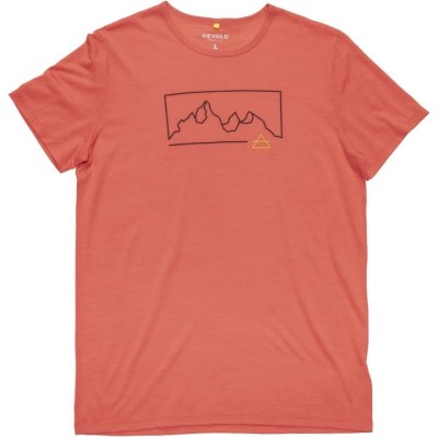 Tricou DEVOLD Active Outline Tee Man cayenne XL foto