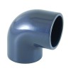 PVC-U Cot 90&deg; Manșon 20 mm PN16