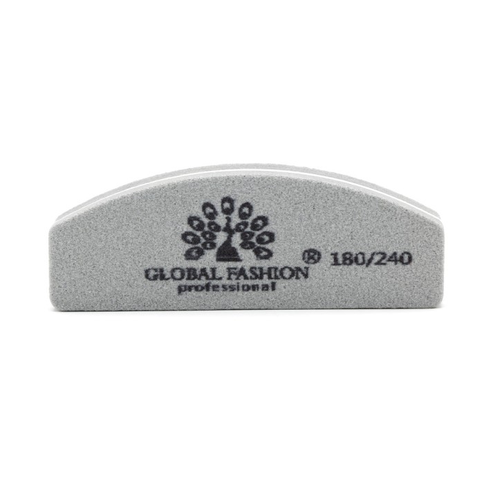 Buffer pentru unghii, mini, granulatie 180/240, gri