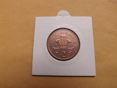 Marea Britanie / Anglia 2 Pence 1998 foto