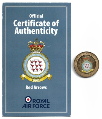 GUERNSEY - 2013 ROYAL AIR FORCE SQUADRANS 3 - Moneda Comemorativa foto
