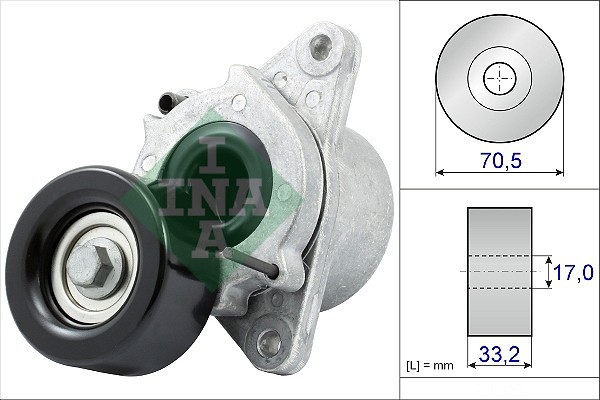 INA 534 0435 10 Intinzator curea, curea distributie