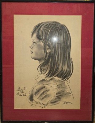 Tablou Portret de fetita - Mamaia (1974) foto