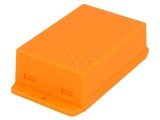 Carcasă Universală ABS Portocalie 70.6x105x35.5 mm