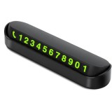 Cumpara ieftin Suport afisare numar telefon auto,prindere adeziva pe bord,parbriz - Negru