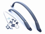 Set 2 aparatori roti biciclete, Simpla UBIQUIT 45 SHORT 28&quot;, culoare negru/titan Cod:B289