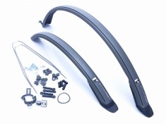 Set 2 aparatori roti biciclete, Simpla UBIQUIT 45 SHORT 28&quot;, culoare negru/titan Cod:B289