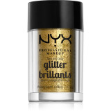 NYX Professional Makeup Face &amp; Body Glitter Brillants sclipici pentru față și corp culoare 05 Gold 2.5 g