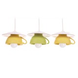 Lustra &bdquo;Afternoon tea&rdquo; triple crazy light mix, yellow-green-yellow