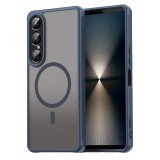 Husa Sony Xperia 1 VII Asteroid GSM HaloFrost II MagSafe, bleumarin