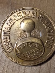 Medalii (99) Expozitia Filatelica Brasov 1983 foto